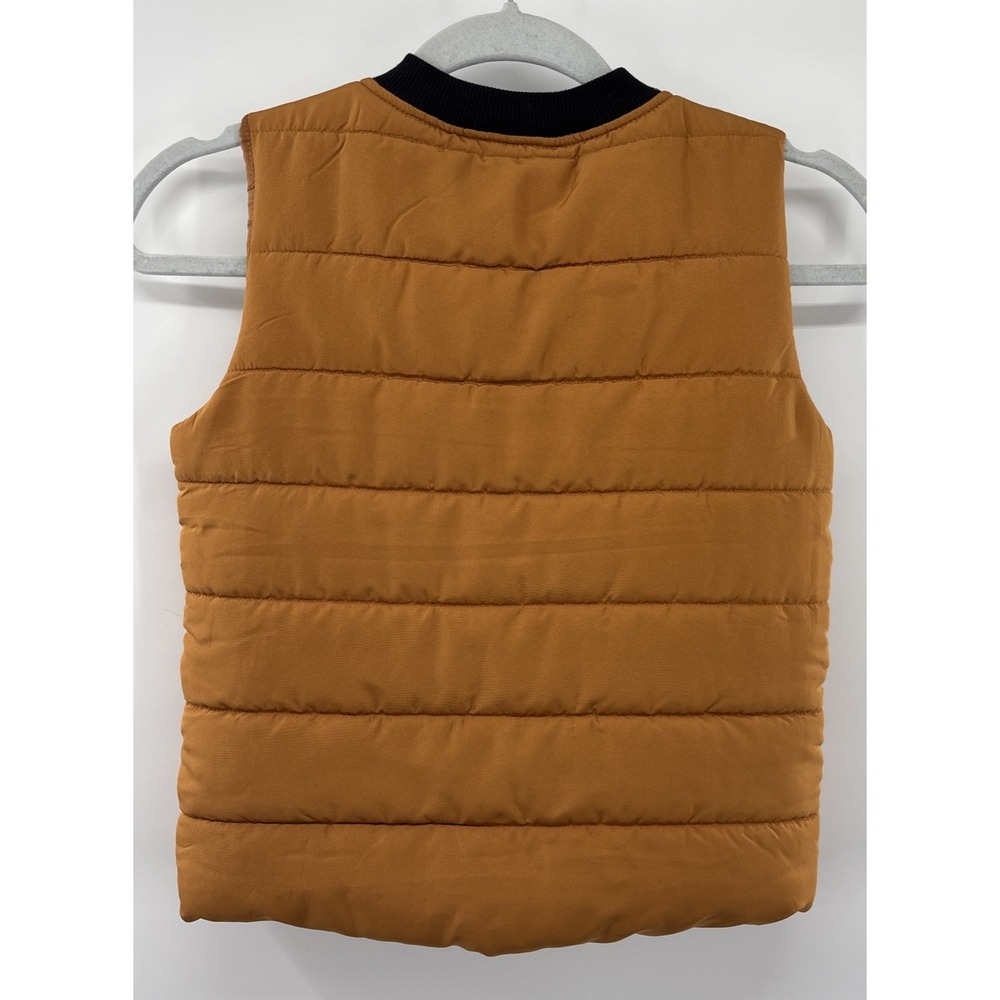 Timberland Outdoor Puffer Vest Jacket  Boy Sz 5T Camp Fall Winter‎ Pockets - Picture 8 of 8